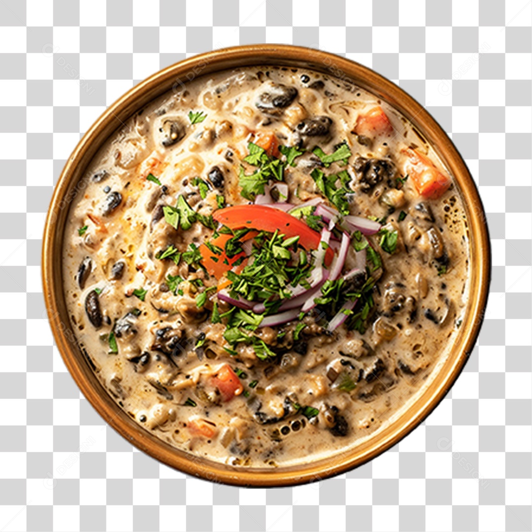 Haleem Sopa Prato PNG Transparente
