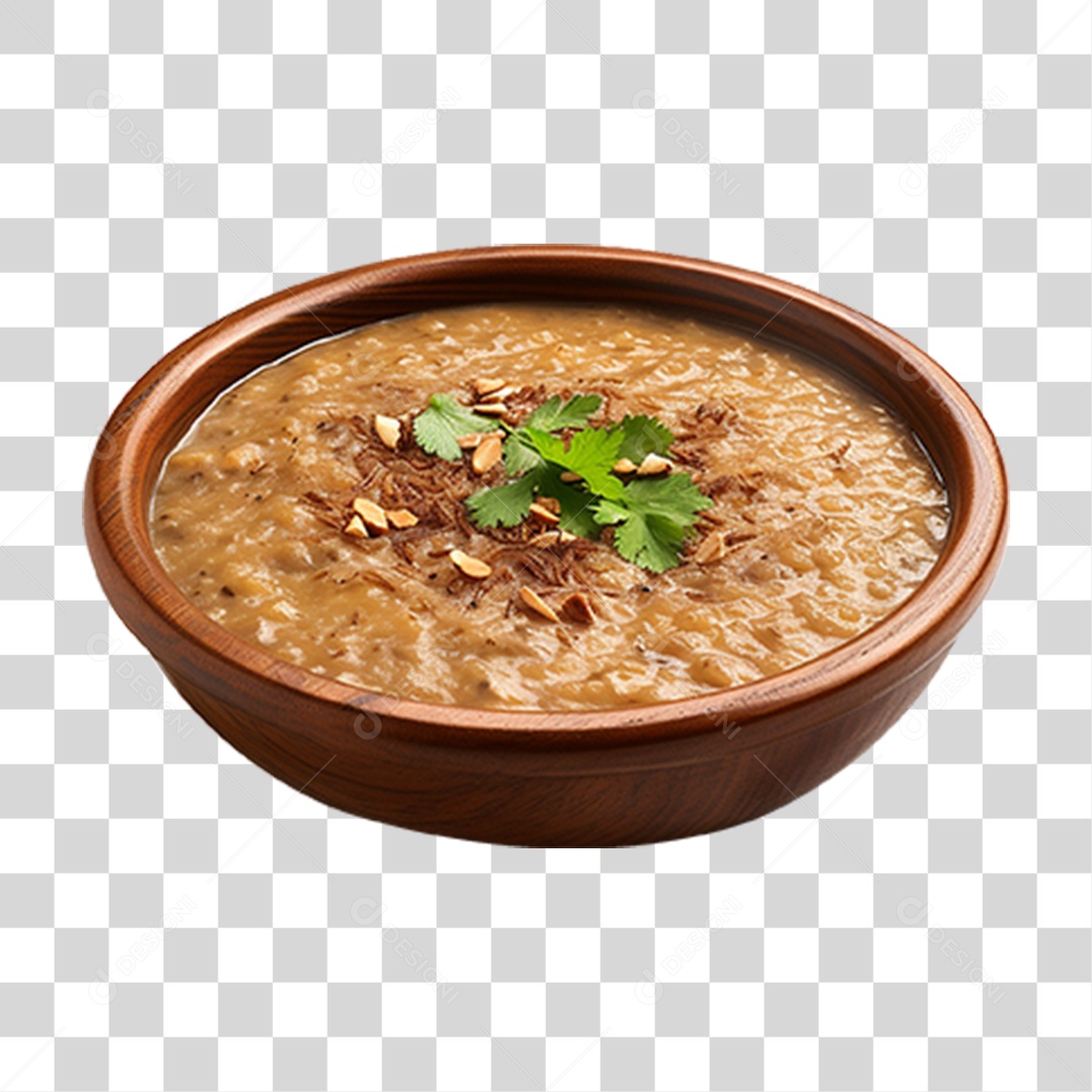 Haleem Sopa Prato PNG Transparente