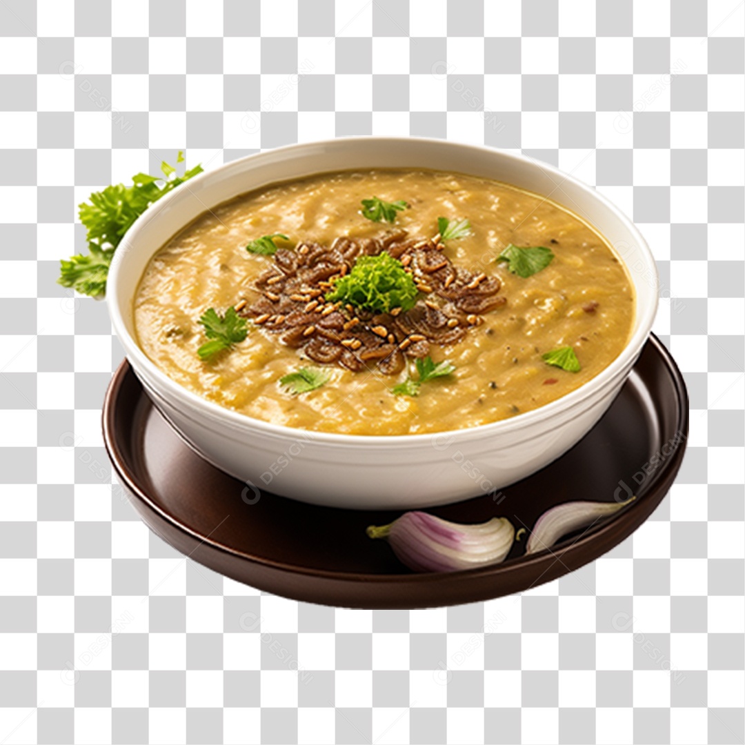 Haleem Sopa Prato PNG Transparente