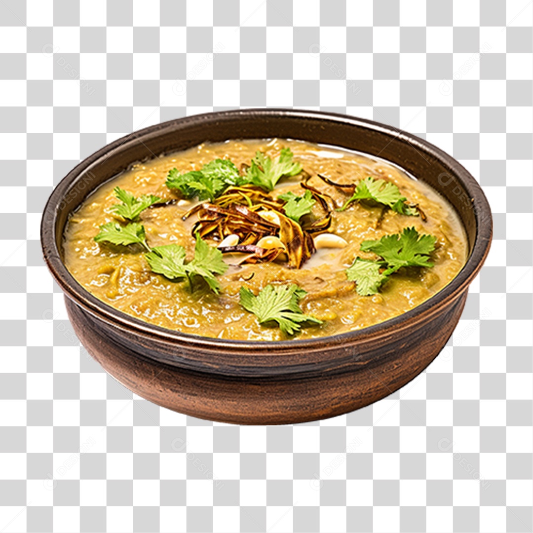 Haleem Sopa Prato PNG Transparente