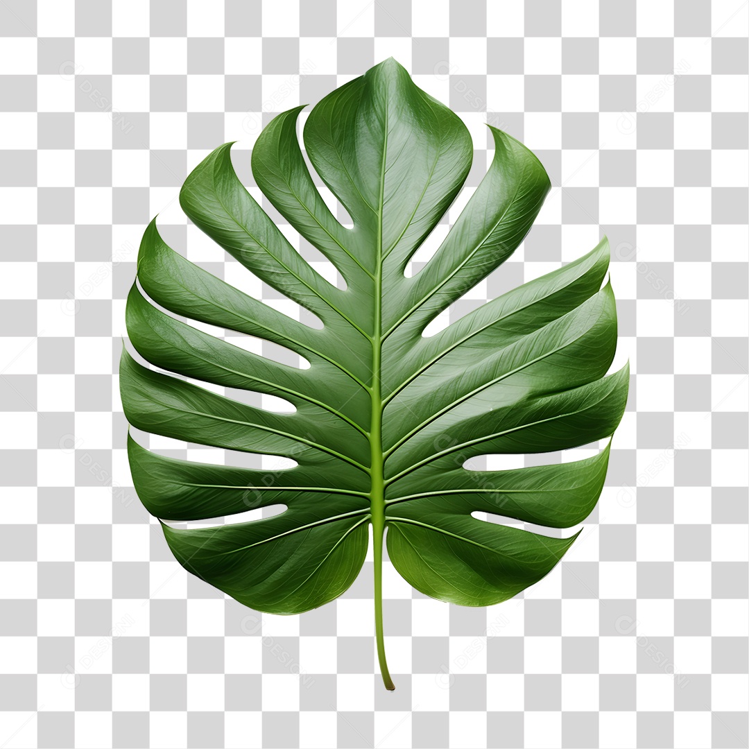 Folha Verde PNG Transparente