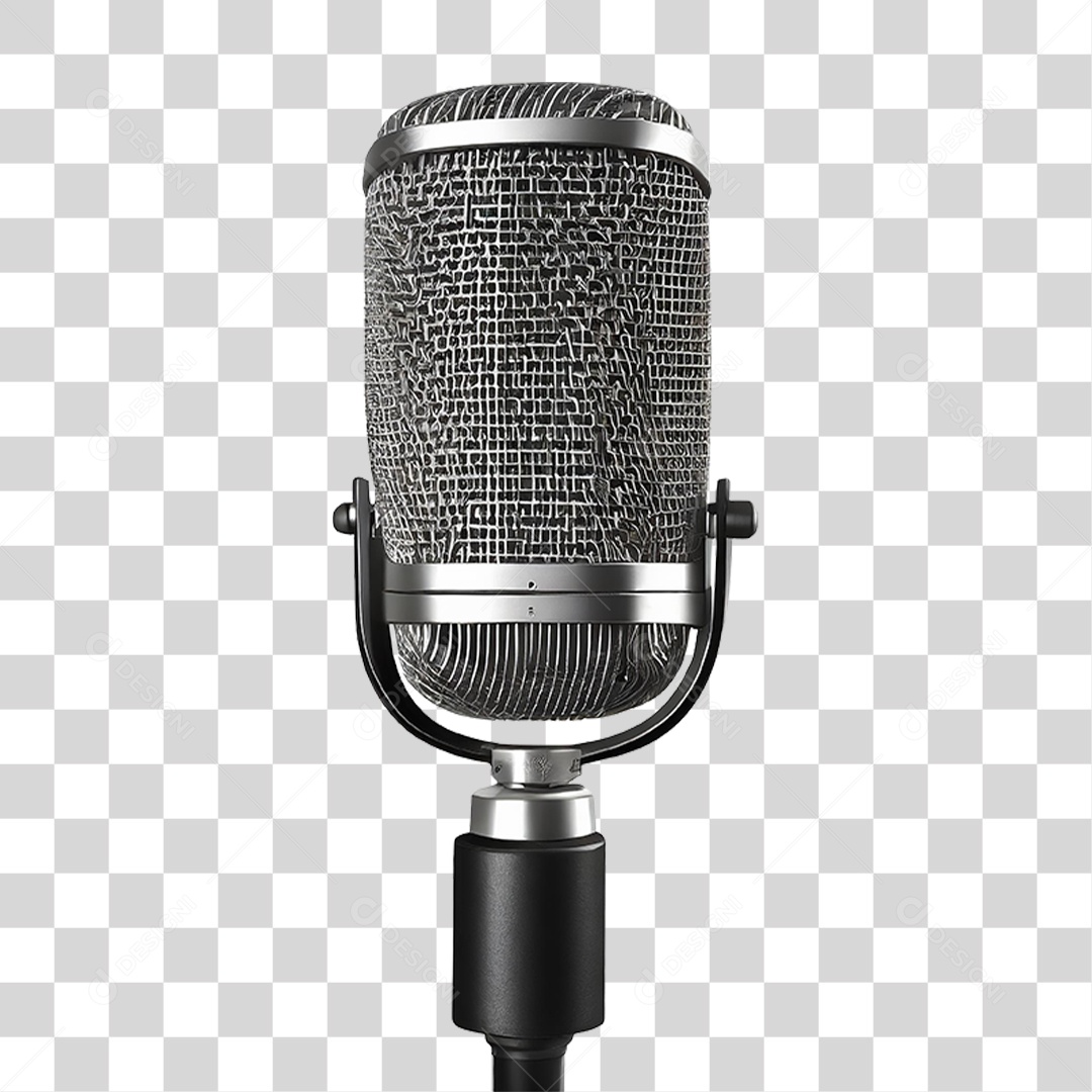 Microfone Profissional PNG Transparente