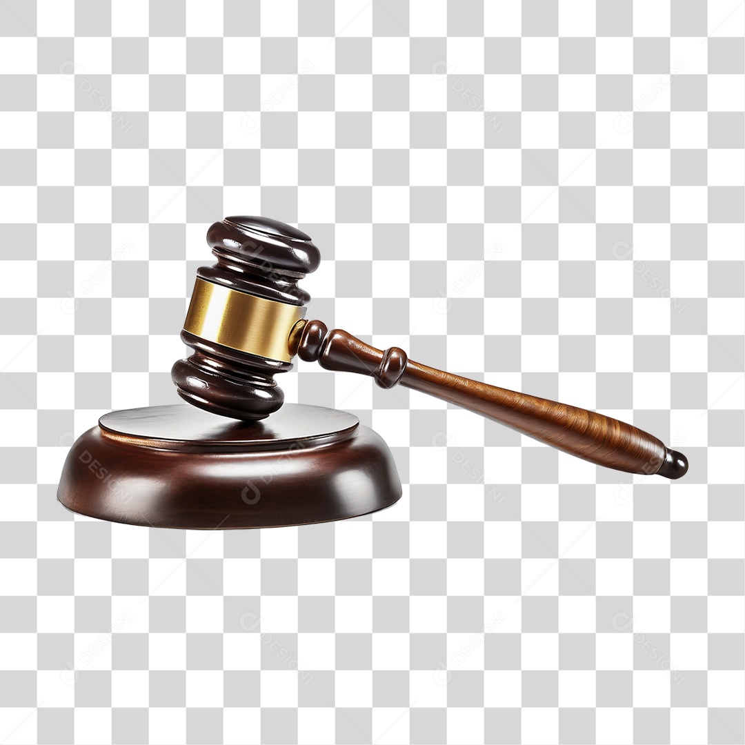 Martelo de Juiz PNG Transparente
