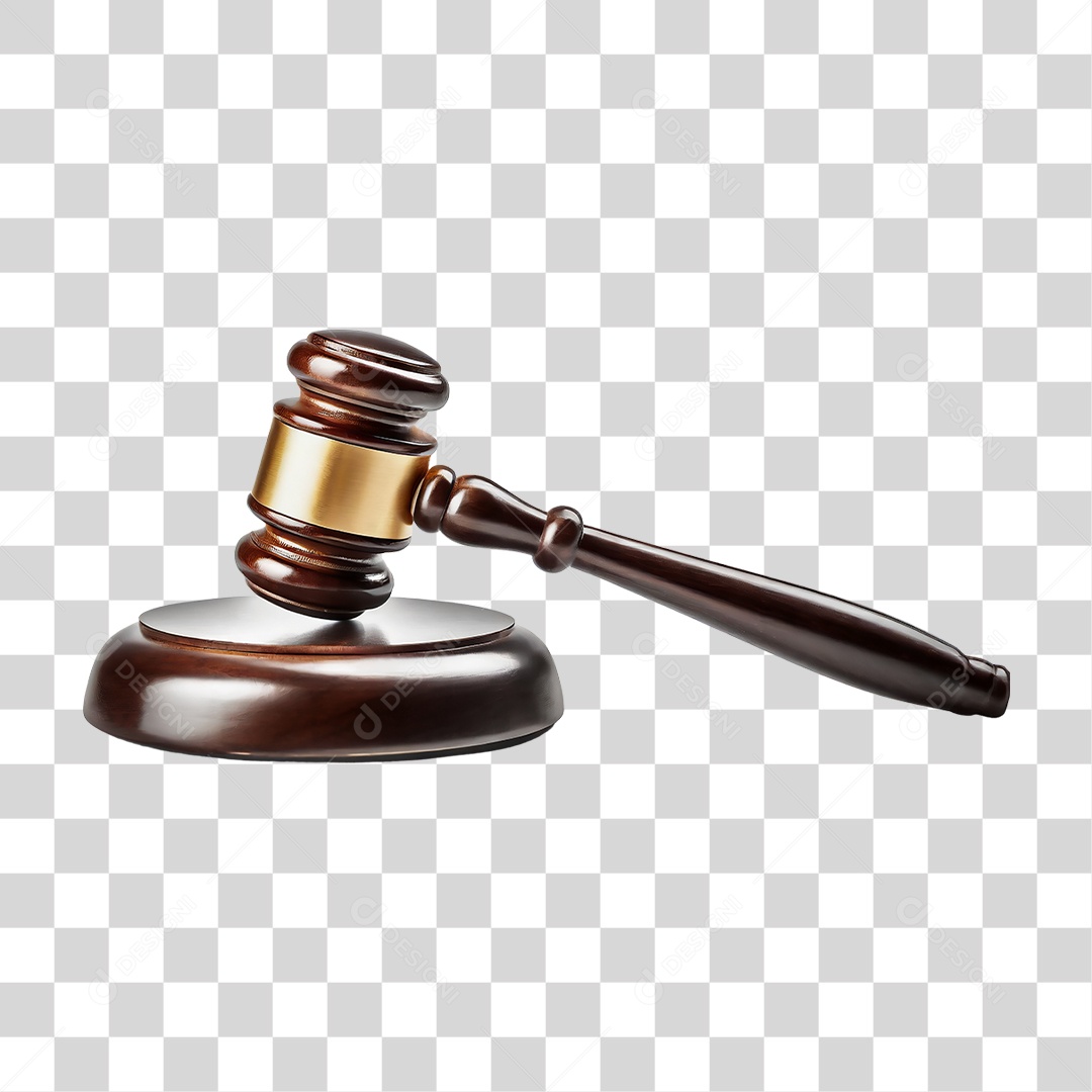 Martelo de Juiz PNG Transparente