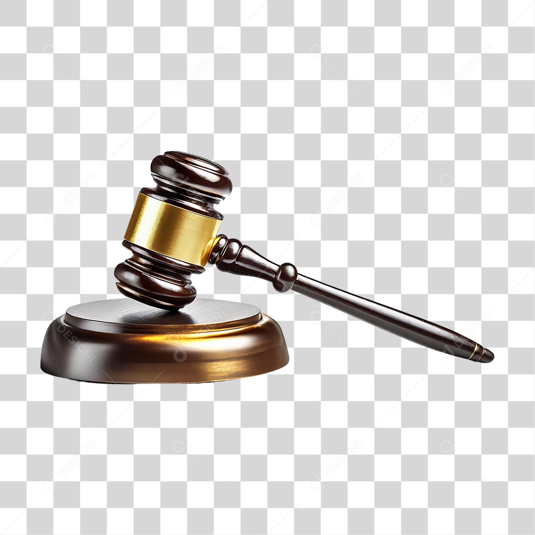 Martelo de Juiz PNG Transparente