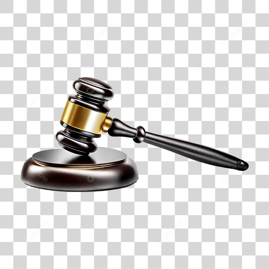 Martelo de Juiz PNG Transparente