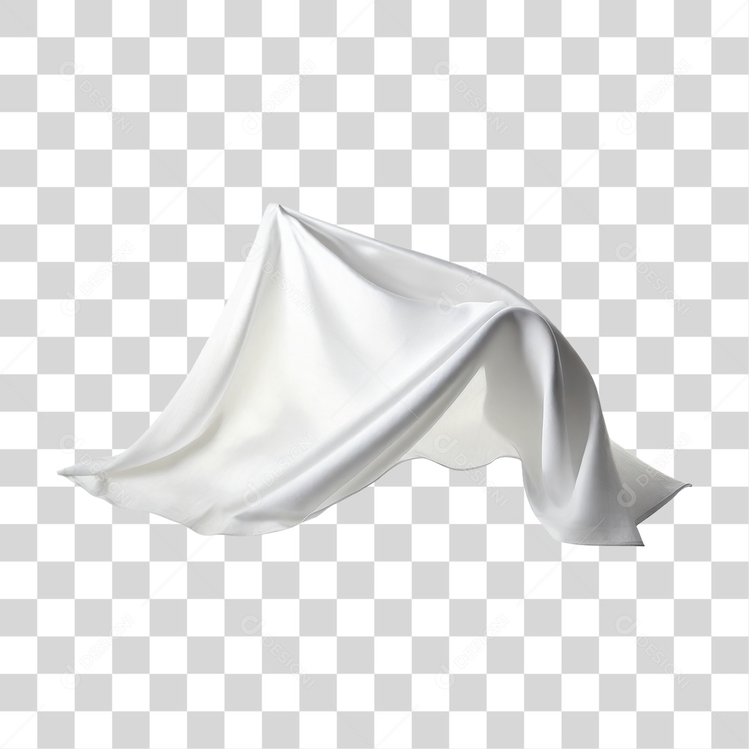 Seda Branca PNG Transparente