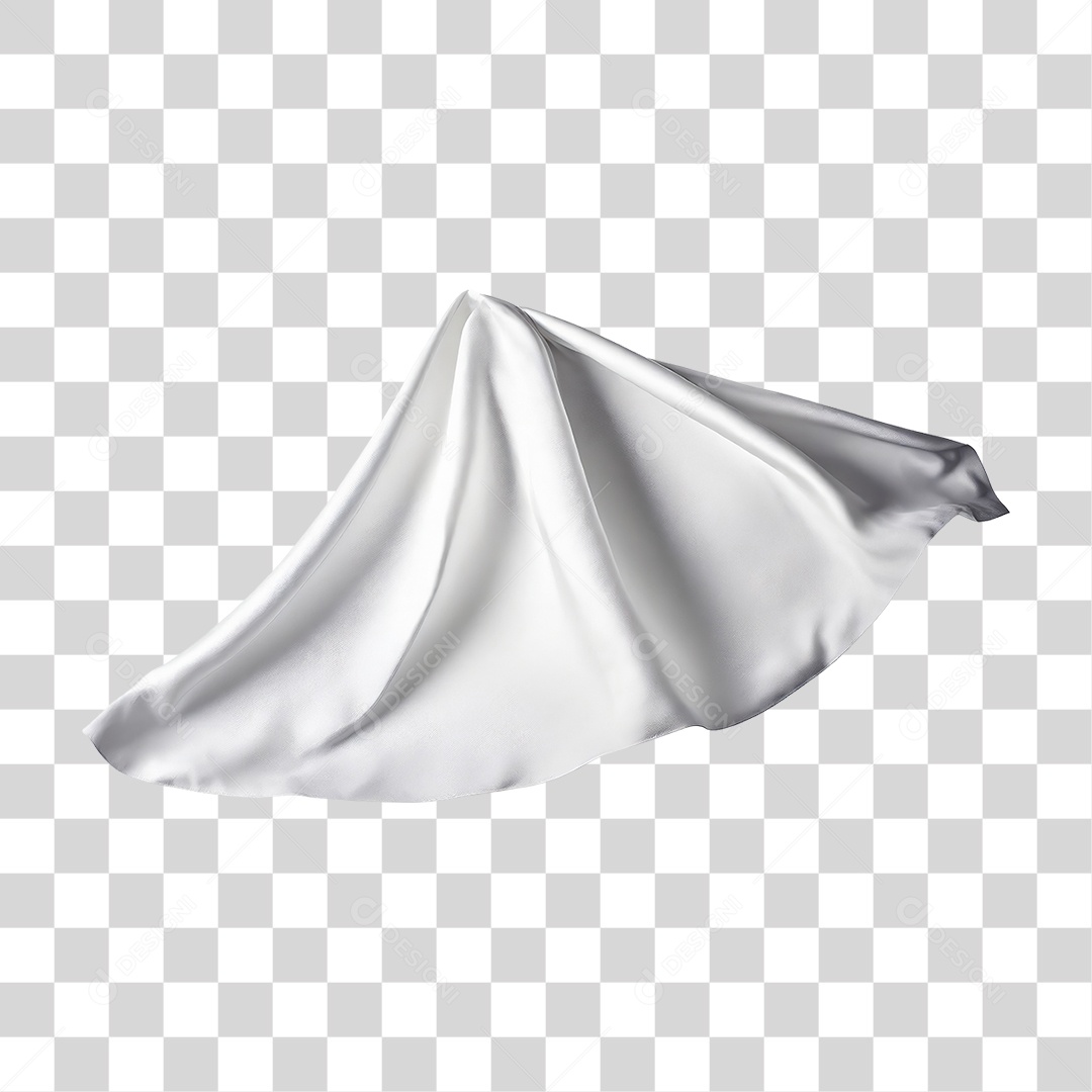 Seda Branca PNG Transparente