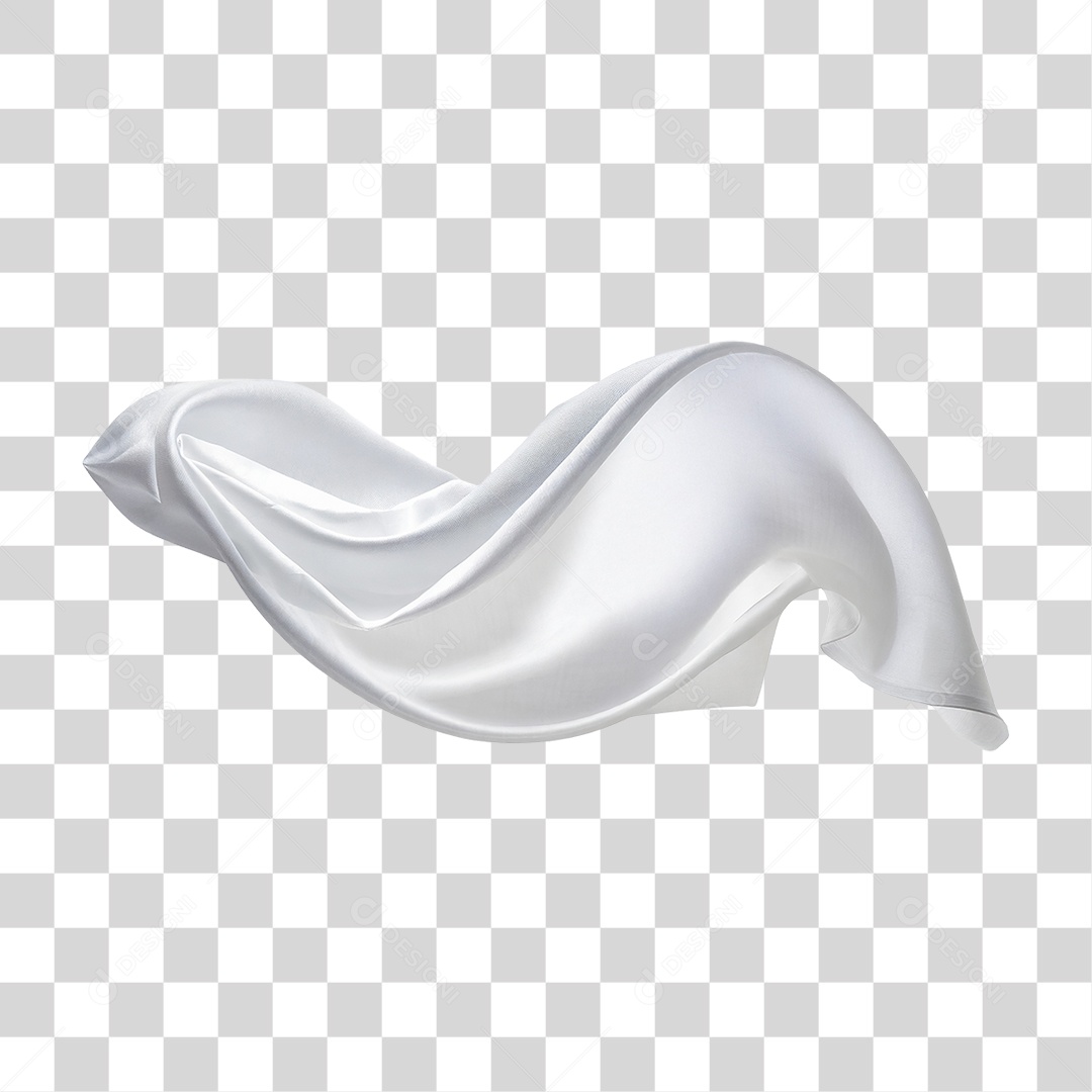 Seda Branca PNG Transparente
