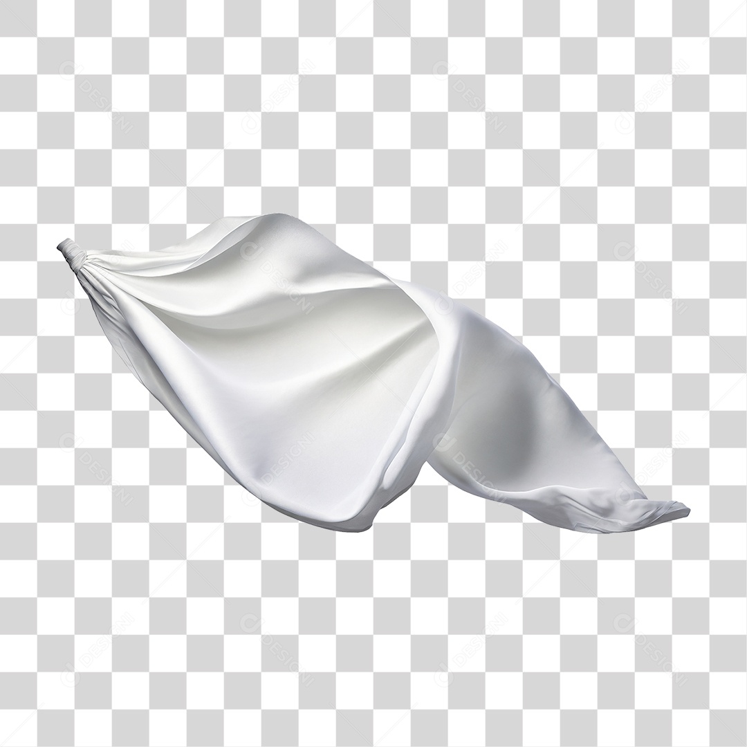 Seda Branca PNG Transparente