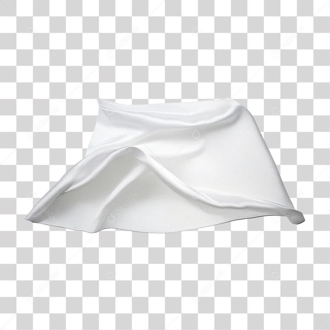 Seda Branca PNG Transparente