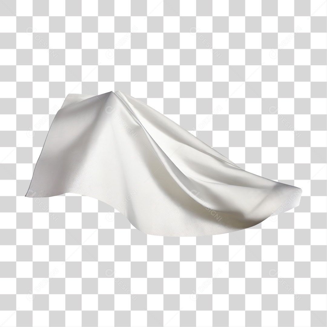 Seda Branca PNG Transparente