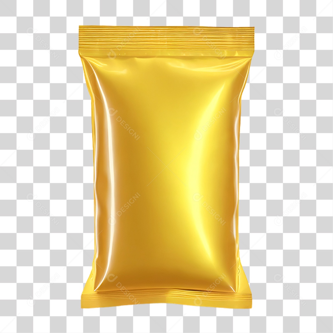 Maquete Amarela PNG Transparente