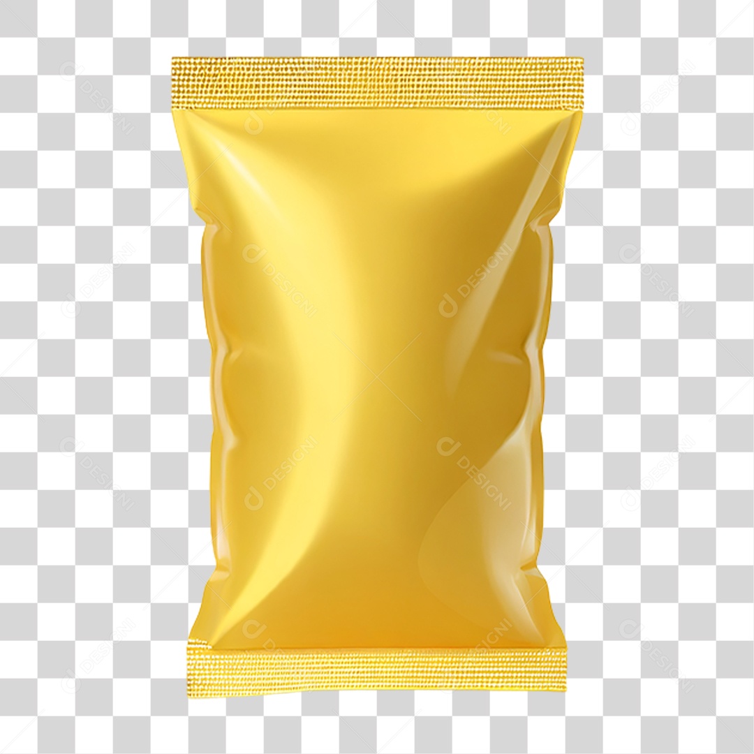 Maquete Amarela PNG Transparente
