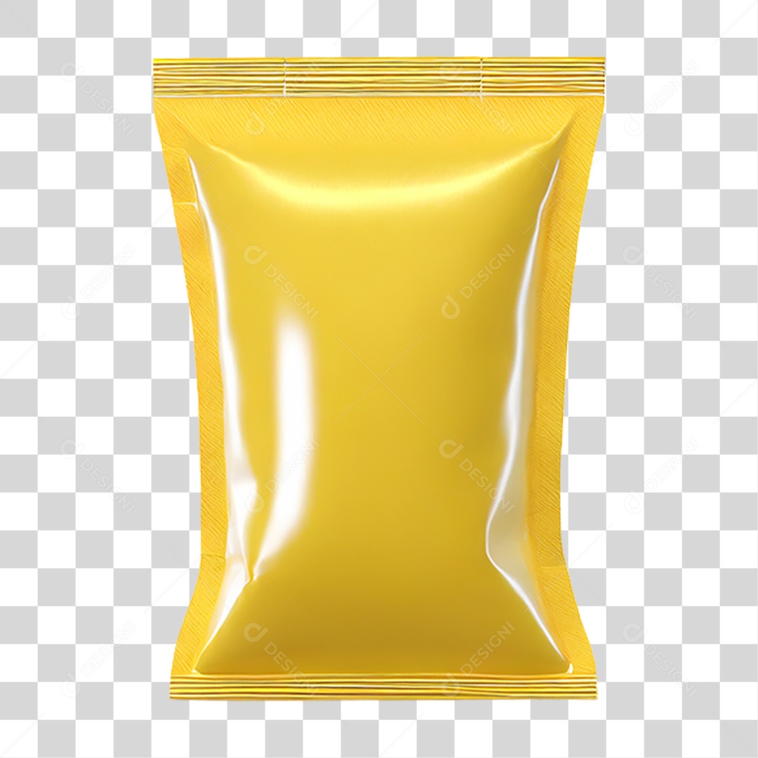 Maquete Amarela PNG Transparente