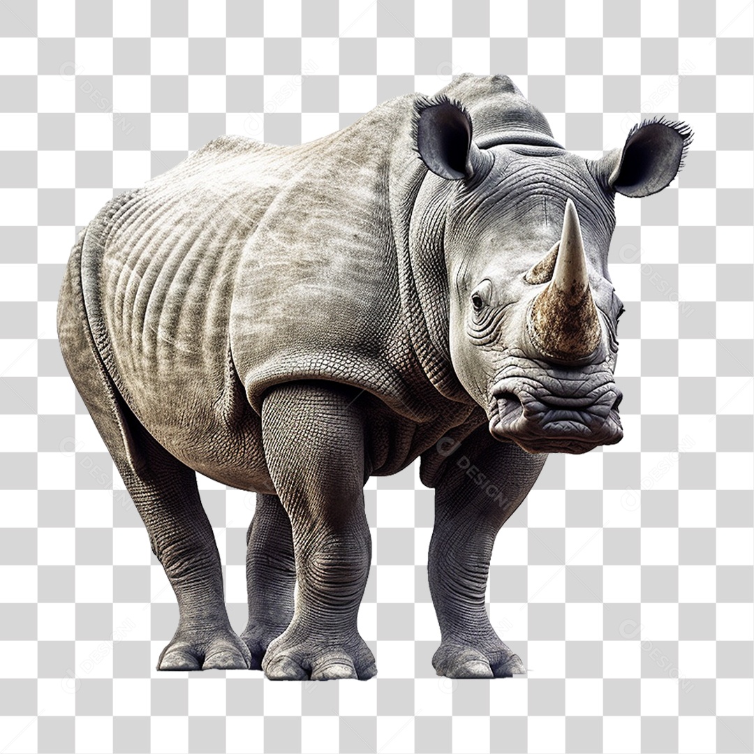 Animal Rinoceronte PNG Transparente