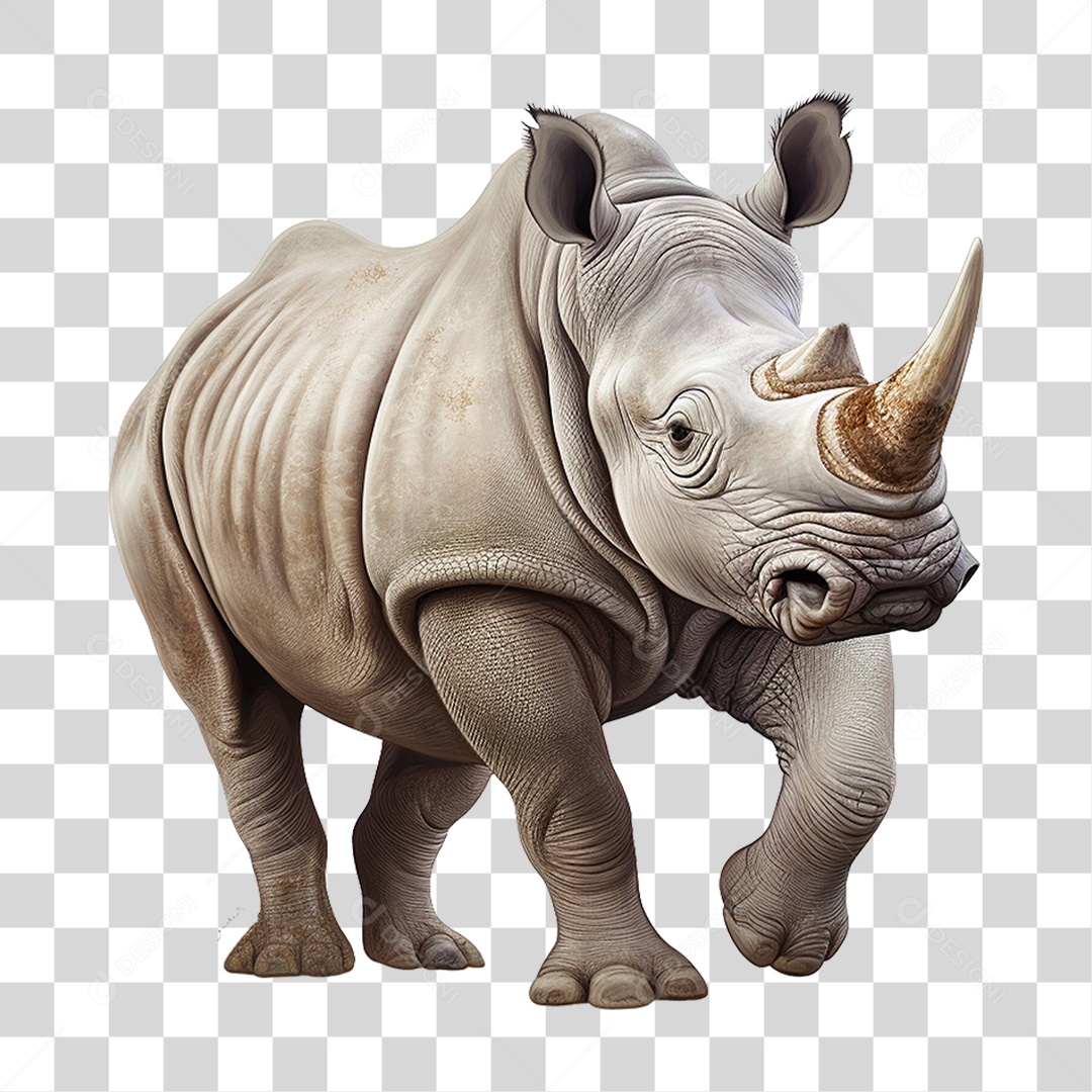 Animal Rinoceronte PNG Transparente
