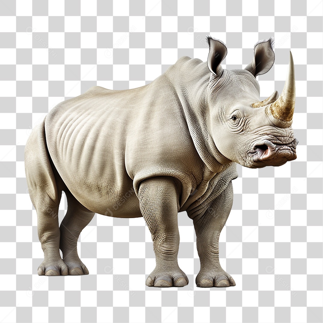Animal Rinoceronte PNG Transparente