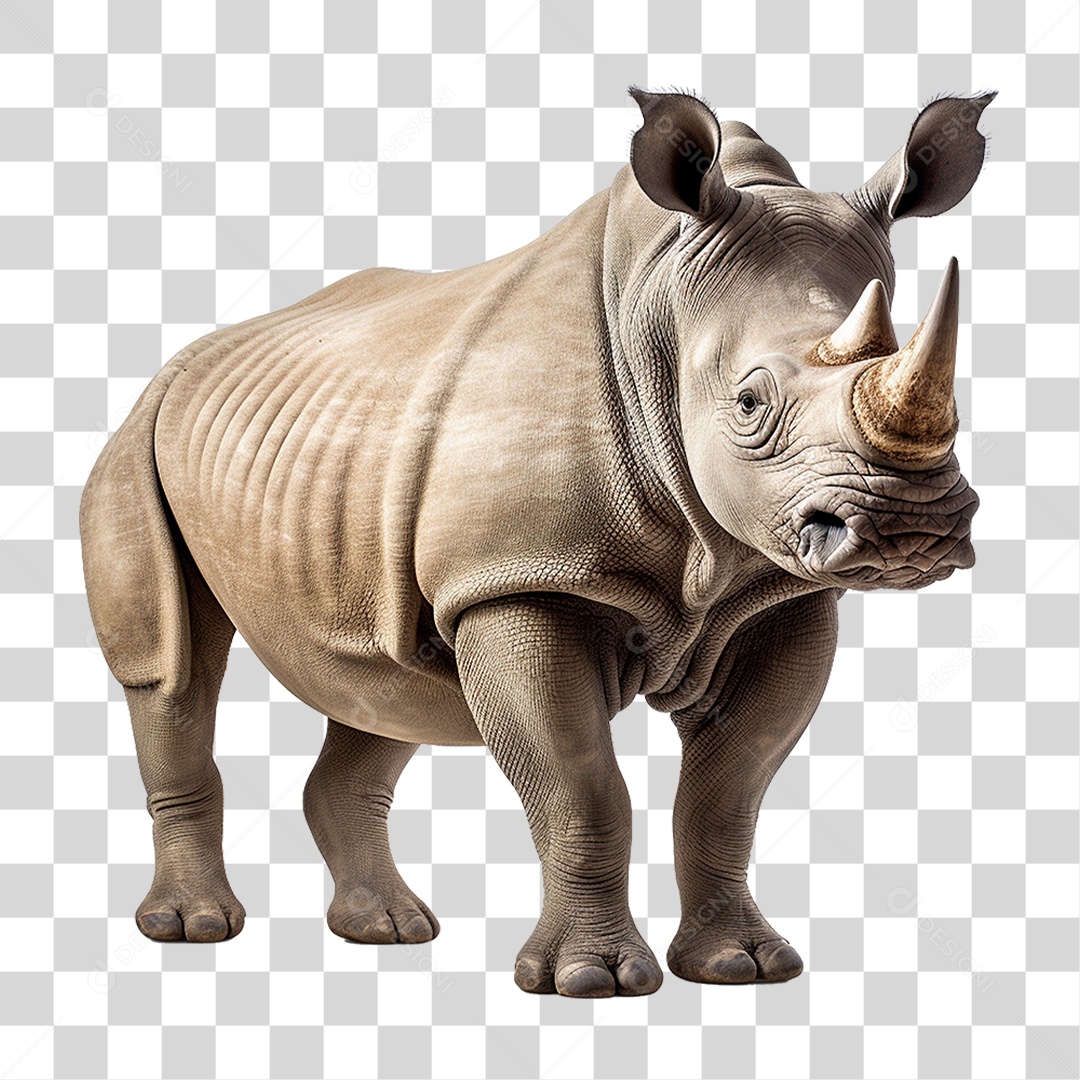 Animal Rinoceronte PNG Transparente
