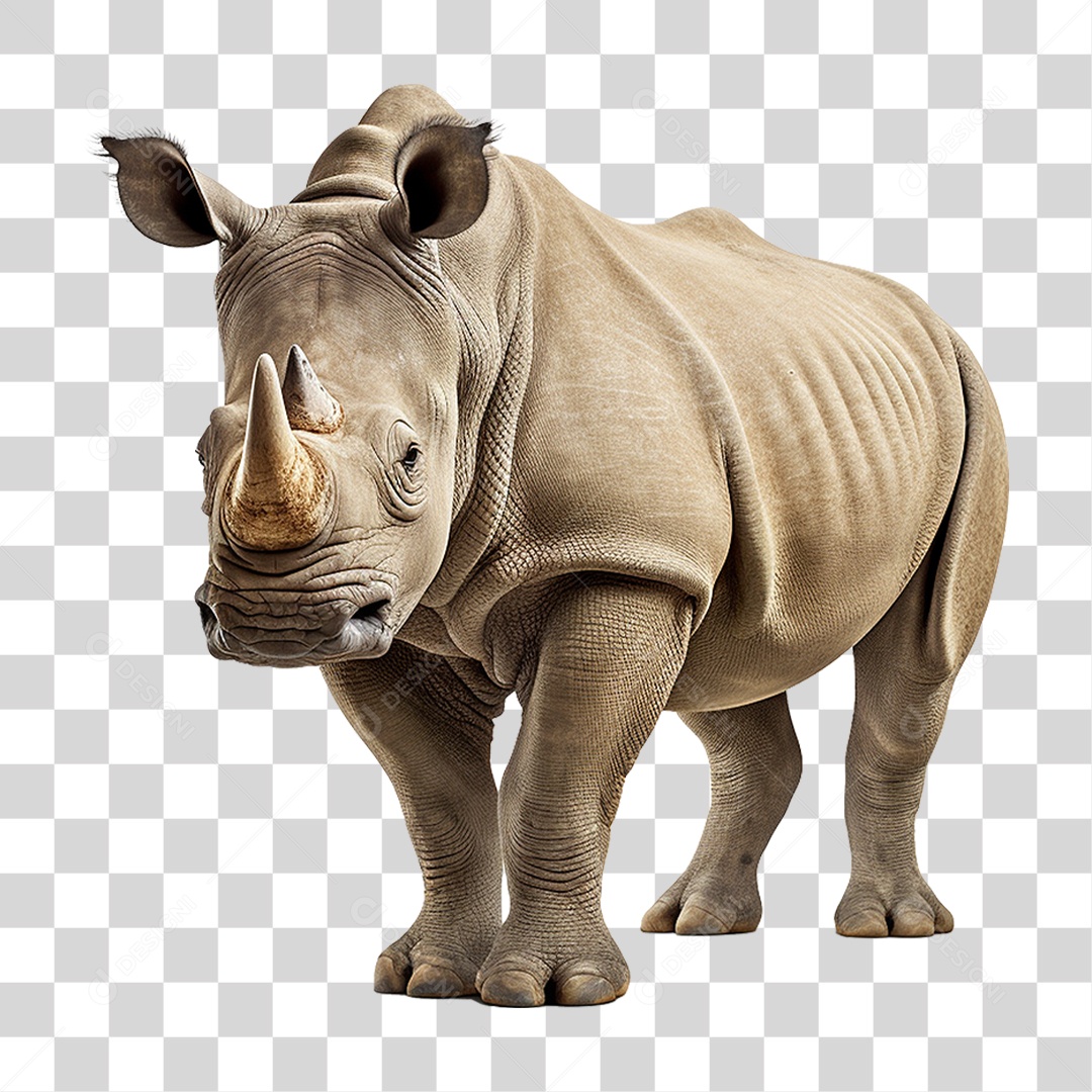 Animal Rinoceronte PNG Transparente