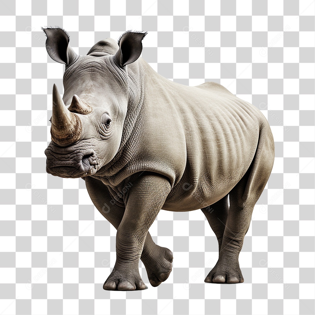 Animal Rinoceronte PNG Transparente