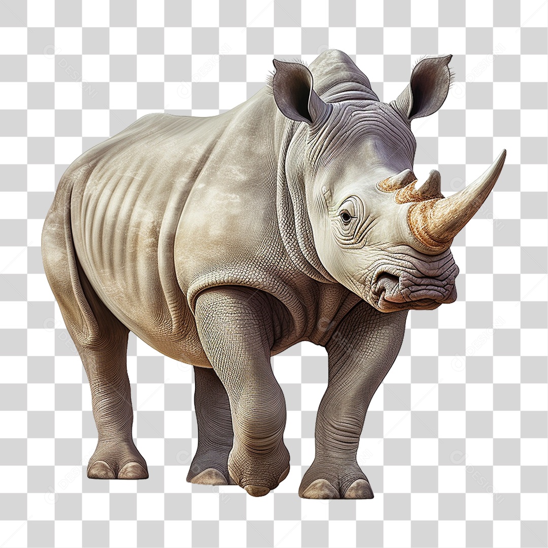 Animal Rinoceronte PNG Transparente
