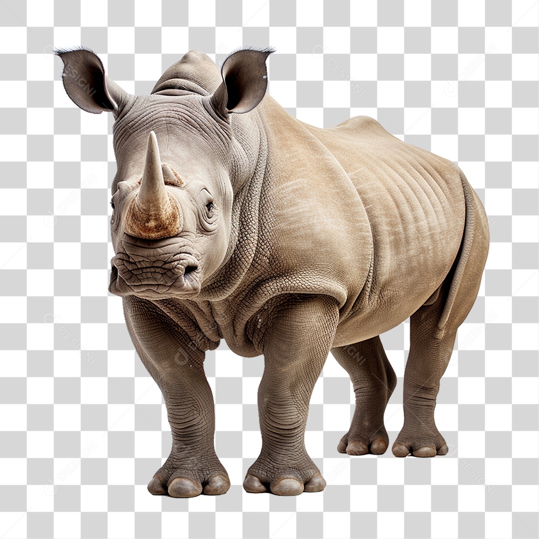 Animal Rinoceronte PNG Transparente