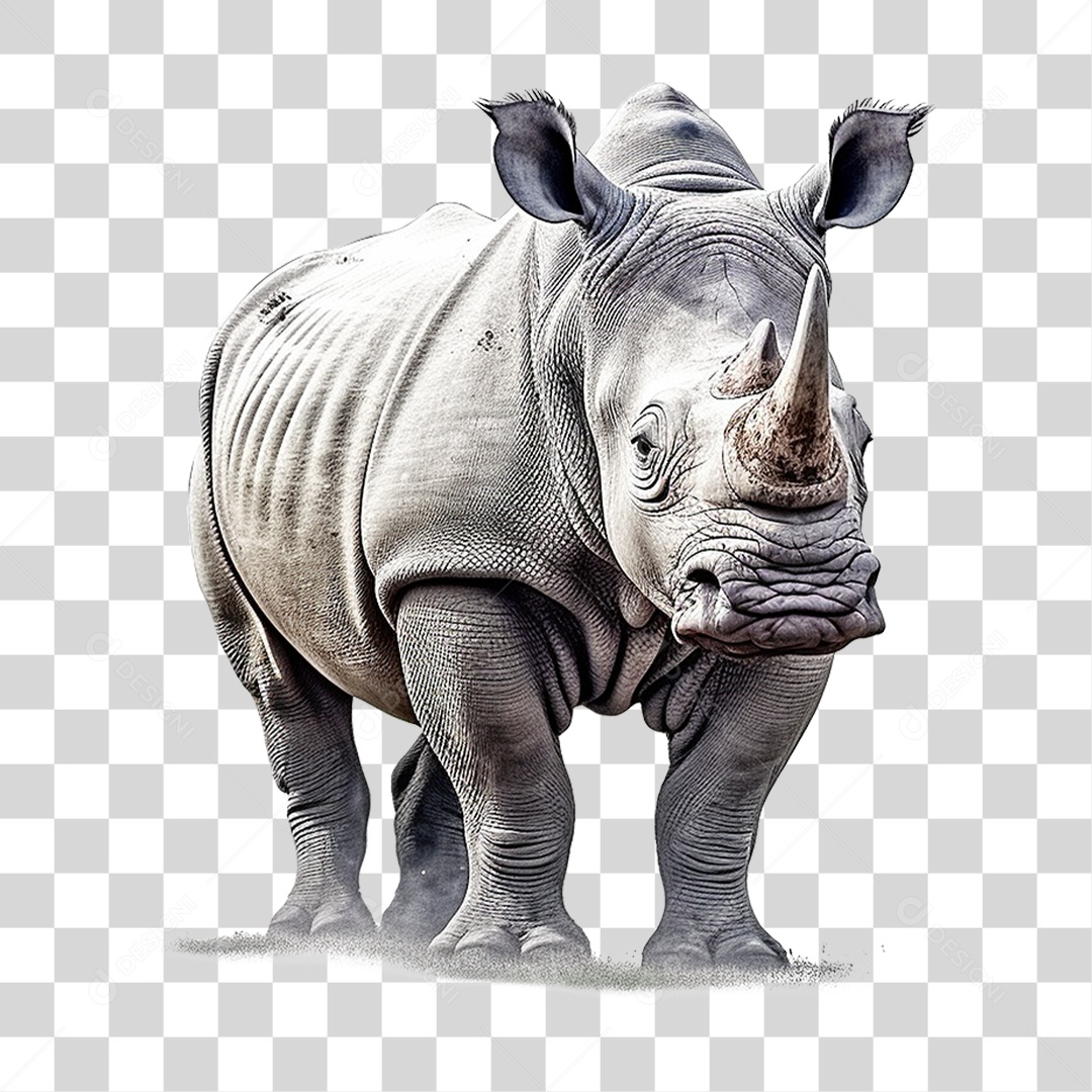 Animal Rinoceronte PNG Transparente