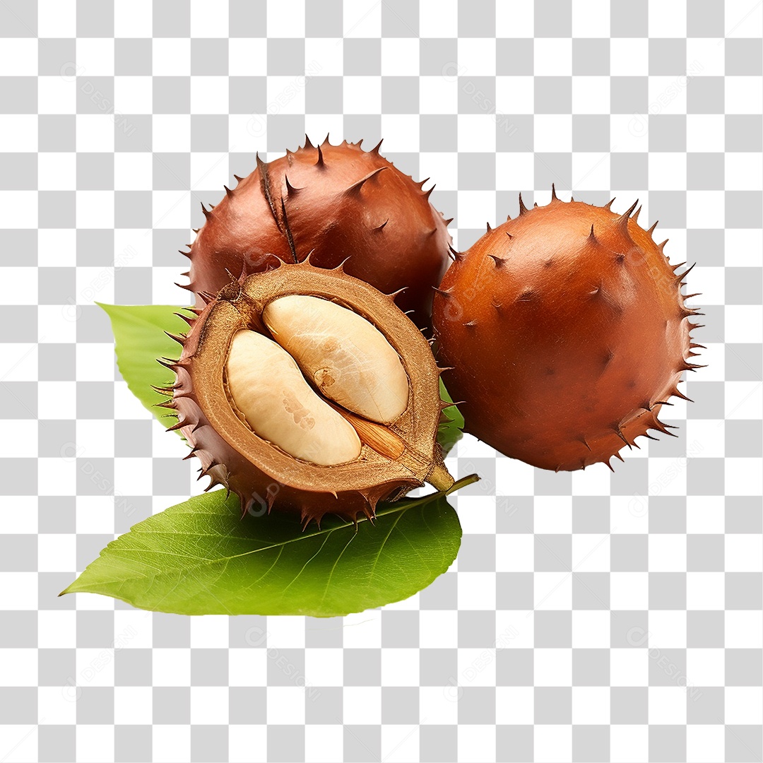 Fruta Castanha de Tonga PNG Transparente