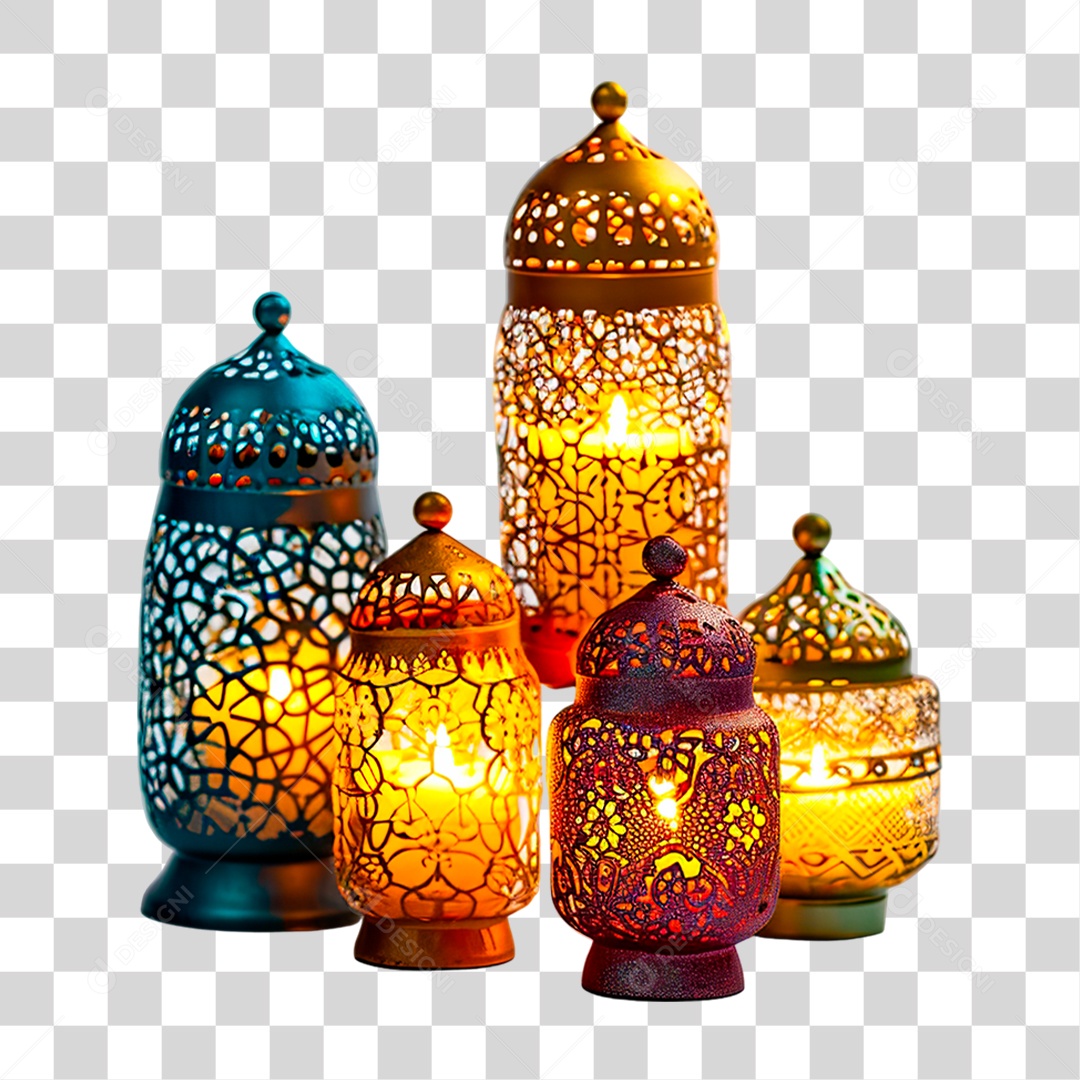 Lanterna Islâmica PNG Transparente