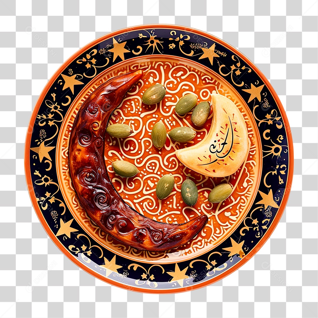 Prato de Nozes PNG Transparente