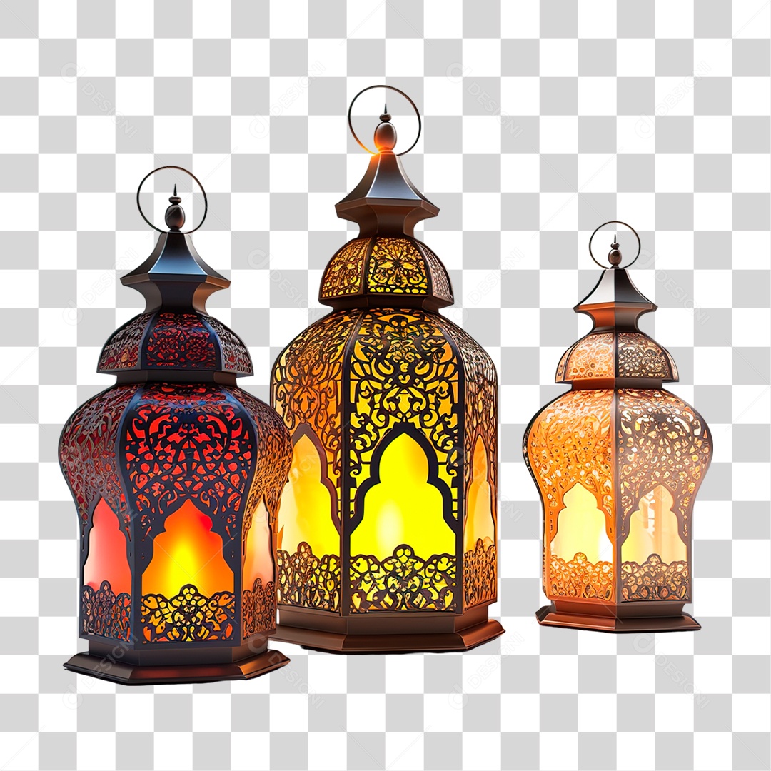 Lanterna Islâmica PNG Transparente