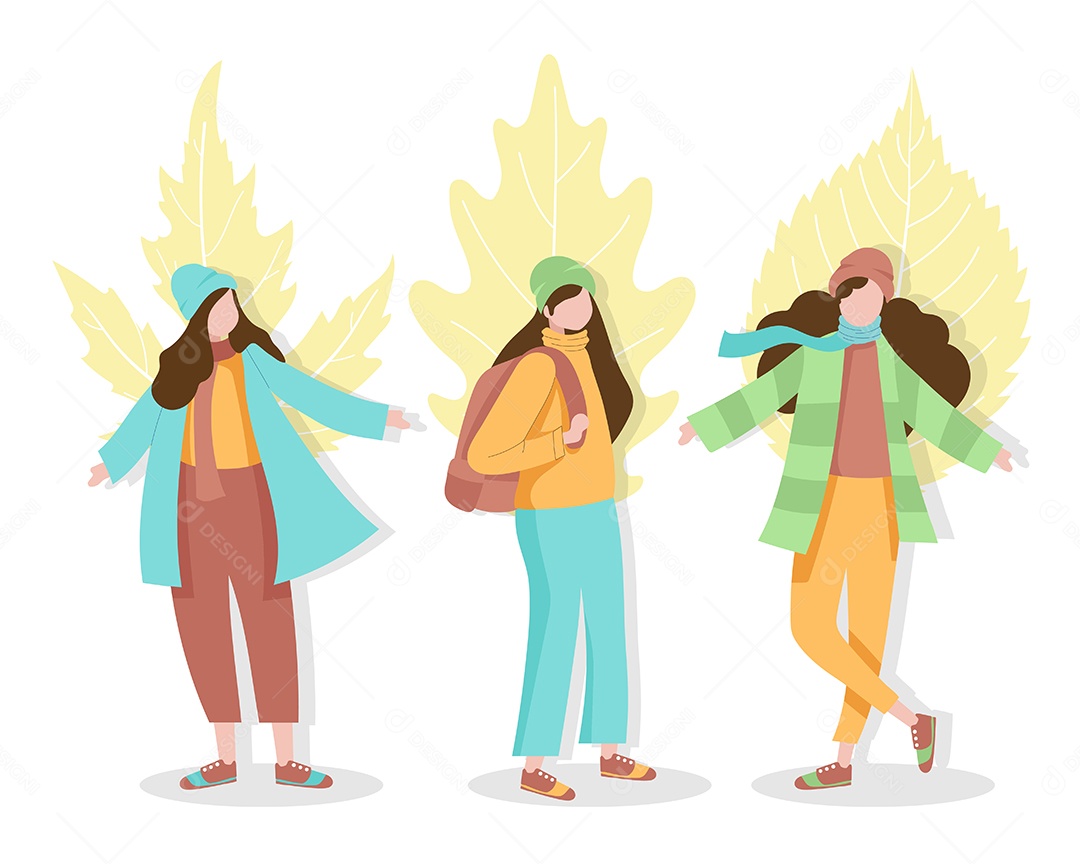 Garota Jovem Ilustração Vetor EPS