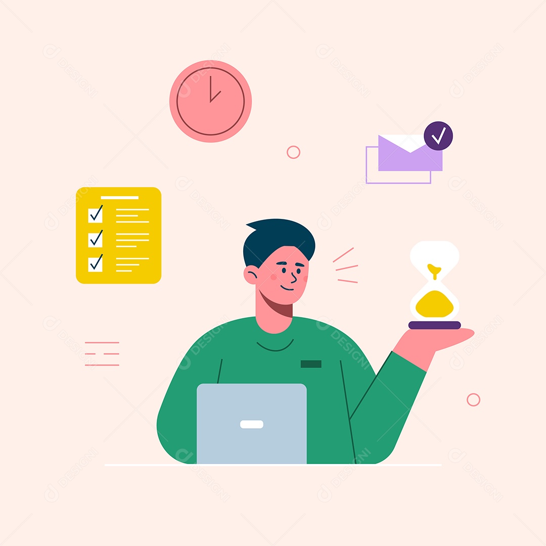 Gestão de Negócios Ilustração Vetor EPS