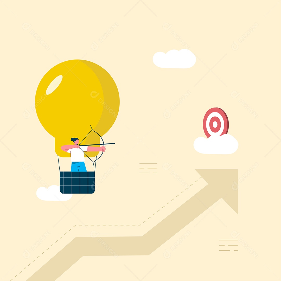 Gestão de Negócios Ilustração Vetor EPS