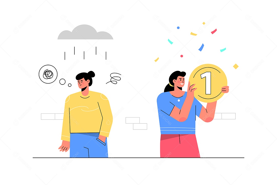 Gestão de Negócios Ilustração Vetor EPS