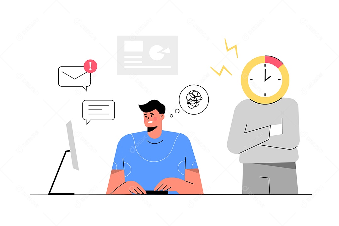 Gestão de Negócios Ilustração Vetor EPS