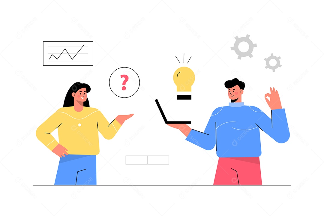 Gestão de Negócios Ilustração Vetor EPS