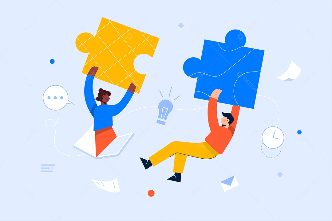 Gestão de Negócios Ilustração Vetor EPS