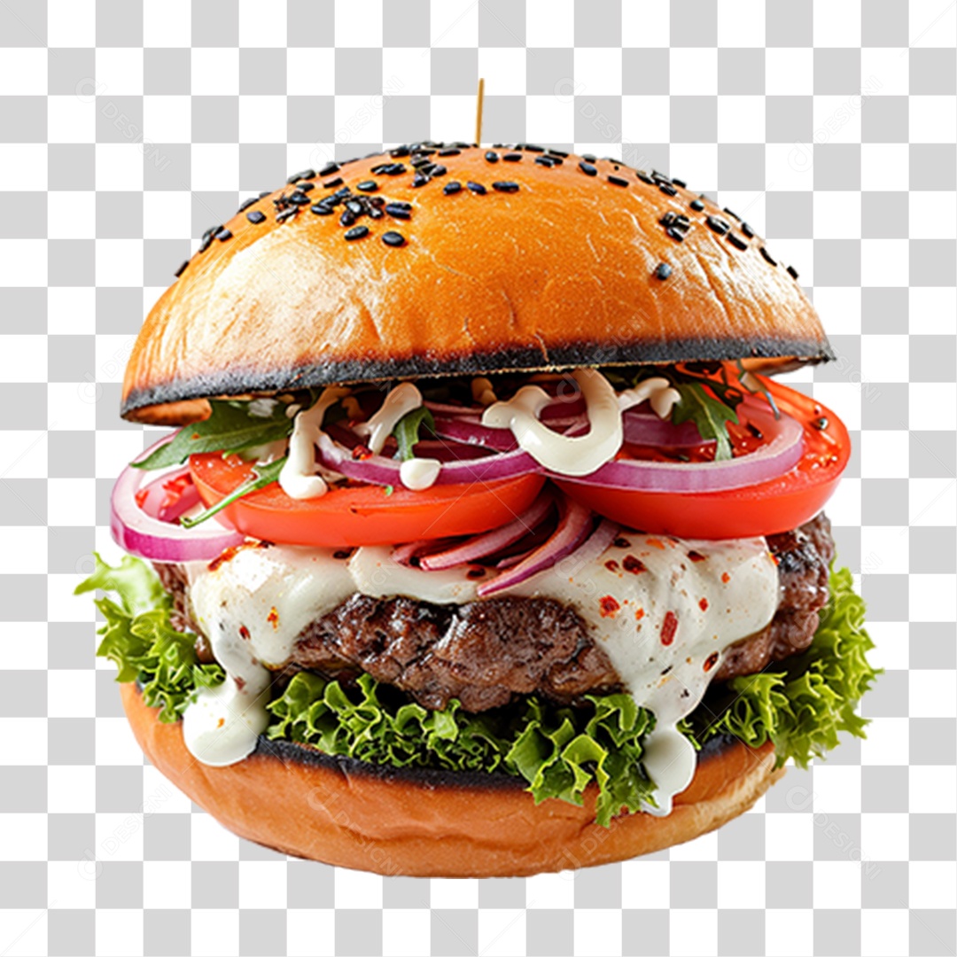 Hambúrguer Lanche Sanduiche PNG Transparente