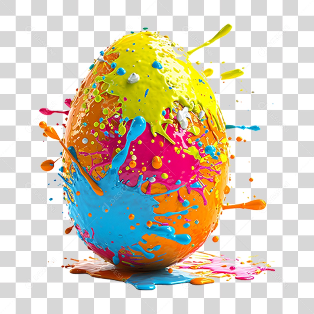 Ovos Pinturas Cores PNG Transparente