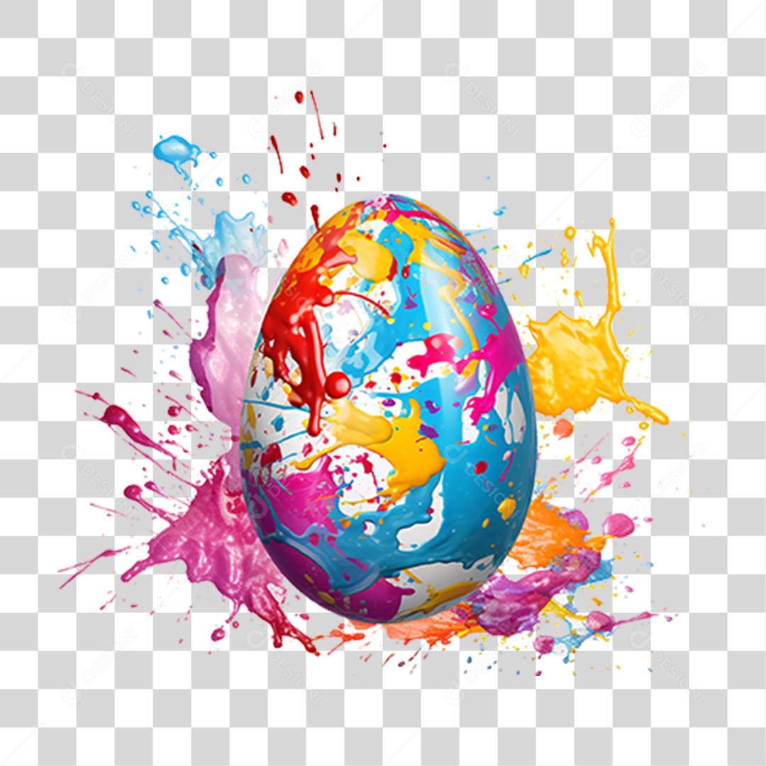 Ovos Pinturas Cores PNG Transparente