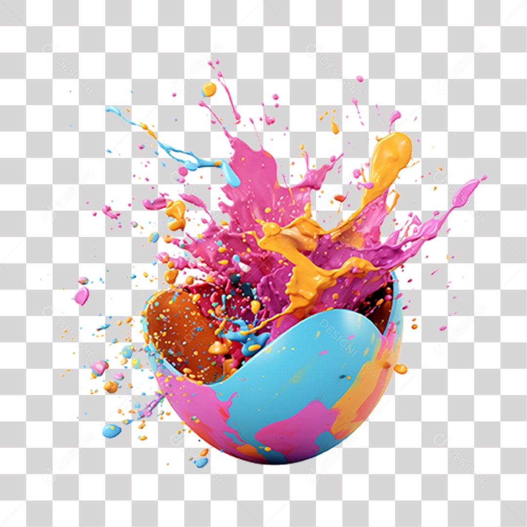 Ovos Pinturas Cores PNG Transparente