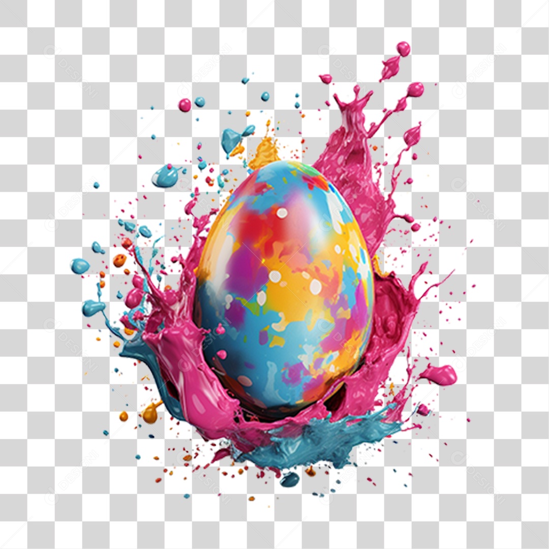 Ovos Pinturas Cores PNG Transparente