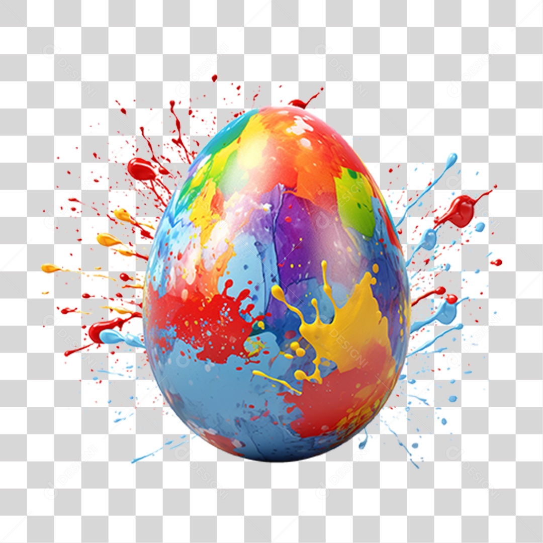 Ovos Pinturas Cores PNG Transparente