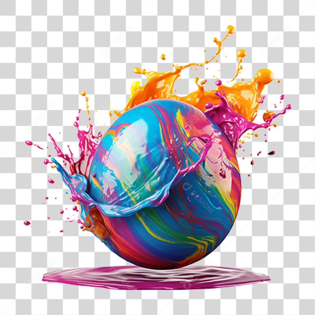 Ovos Pinturas Cores PNG Transparente