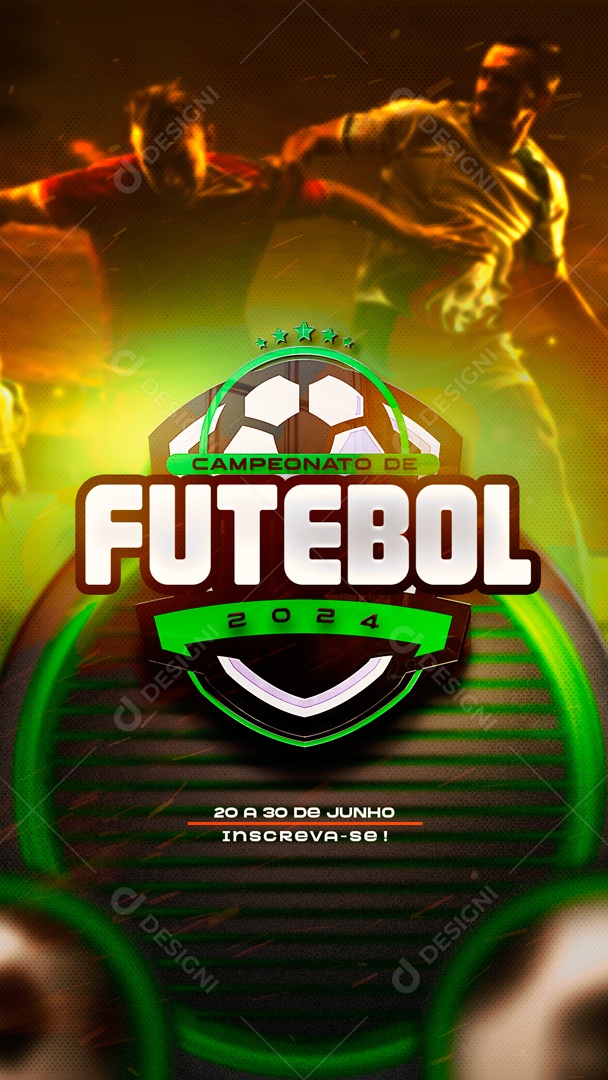 Story Brasão Campeonato De Futebol 2024 Para Composição PSD