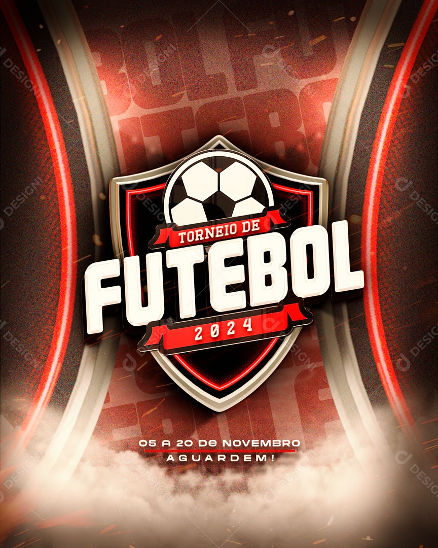 Brasão Torneio De Futebol 2024 Para Composição PSD