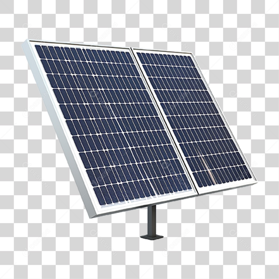 Painel Solar Placas PNG Transparente