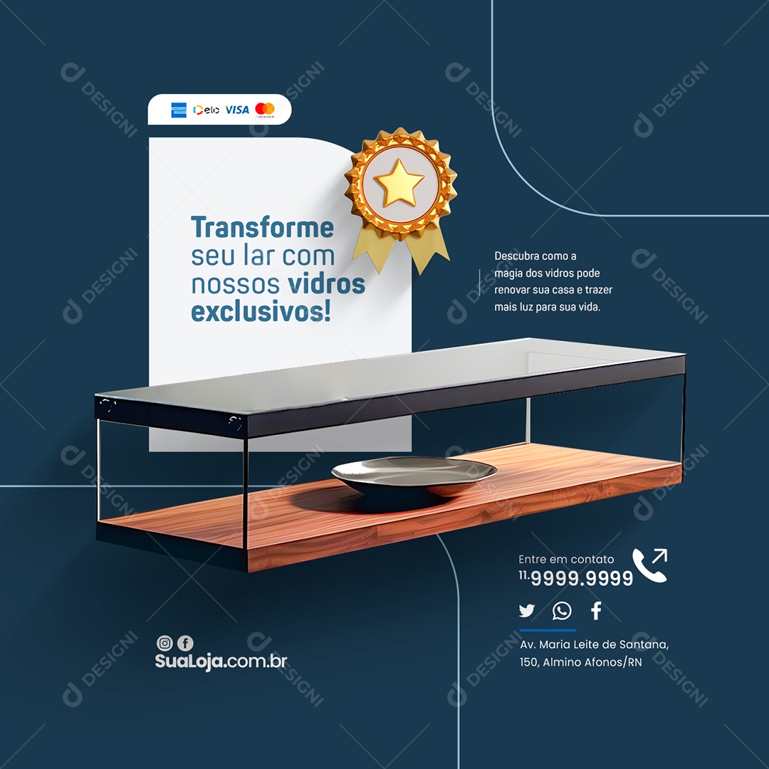 Glassware Transform your home with our exclusive Social Media PSD Editable Glasses